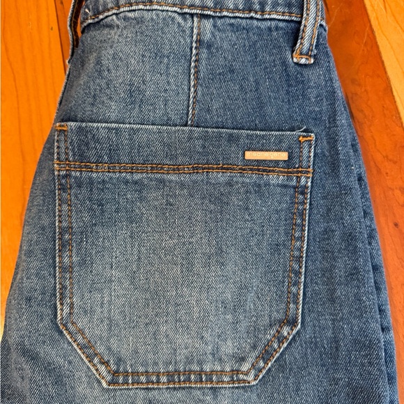 Insane Gene Flare Wide Leg Jeans with Faded Wash - Picture 7 of 11